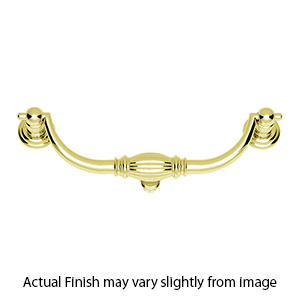 A233-6 PB/NL - Tuscany - 6" Bail Pull - Unlacquered Brass