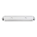 A1507-3 - Venetian - Backplate for 3" Pull - Polished Chrome