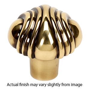 A1502 - Venetian - 1.5" Cabinet Knob - Polished Antique