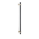 D2801-12 MN/MB - Vita Bella - 12" Appliance Pull w/ Smooth Bar - Matte Nickel/ Matte Black