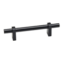 A2801-3 MB - Vita Bella - 3" Cabinet Pull w/ Smooth Bar - Matte Black