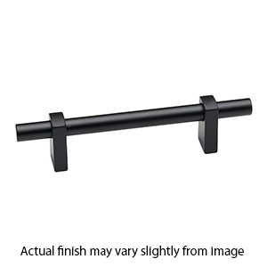 A2801-8 MB - Vita Bella - 8" Cabinet Pull w/ Smooth Bar - Matte Black