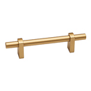 A2801-3 CHP - Vita Bella - 3" Cabinet Pull w/ Smooth Bar - Champagne