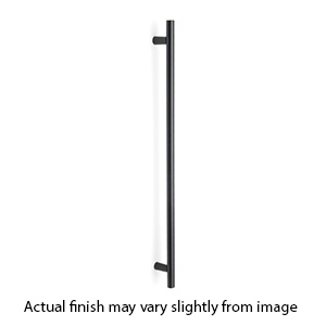 D2802-12 MB - Vita Bella - 12" Appliance Pull w/ Smooth Bar - Matte Black