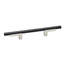 A2803-3 MN/MB - Vita Bella - 3" Cabinet Pull w/ Smooth Bar - Matte Nickel/ Matte Black