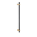 D2901-12 CHP/MB - Vita Bella - 12" Appliance Pull w/ Knurled Bar - Champagne/ Matte Black