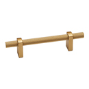 A2901-3 CHP - Vita Bella - 3" Cabinet Pull w/ Knurled Bar - Champagne