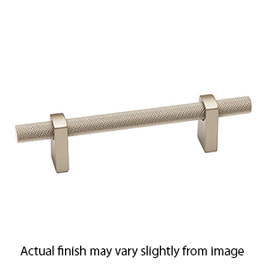 A2901-12 MN - Vita Bella - 12" Cabinet Pull w/ Knurled Bar - Matte Nickel