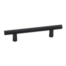 A2902-3 MB - Vita Bella - 3" Cabinet Pull w/ Knurled Bar - Matte Black