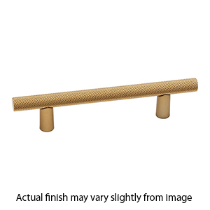 A2902-6 CHP - Vita Bella - 6" Cabinet Pull w/ Knurled Bar - Champagne