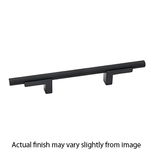 A2903-3 MB - Vita Bella - 3" Cabinet Pull w/ Knurled Bar - Matte Black