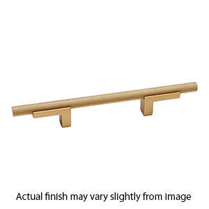 A2903-35 CHP - Vita Bella - 3.5" Cabinet Pull w/ Knurled Bar - Champagne