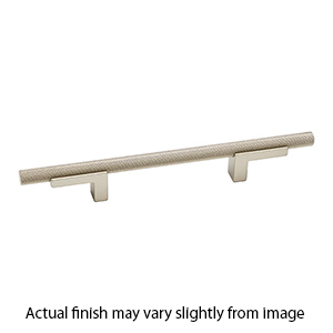 A2903-6 MN - Vita Bella - 6" Cabinet Pull w/ Knurled Bar - Matte Nickel
