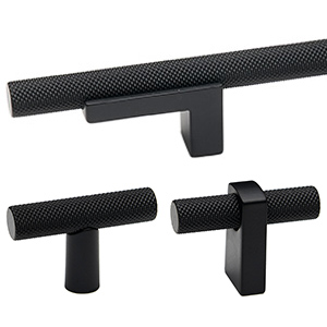 Vita Bella Knurled Bar - Matte Black