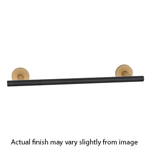 A9320-24 CHP/MB - Vita Bella - 24" Towel Bar w/ Smooth Bar - Champagne/ Matte Black