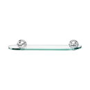 A9250-18 PC - Yale - 18" Glass Shelf - Polished Chrome