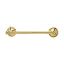 A9220-12 PB/NL - Yale - 12" Towel Bar - Unlacquered Brass