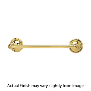 A9220-18 PB/NL - Yale - 18" Towel Bar - Unlacquered Brass