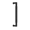 V1317-12-TB BLK - 12" Hammered Bauhaus Appliance Pull - Flat Black