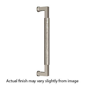 V1317-12-TB GSN - 12" Hammered Bauhaus Appliance Pull - Satin Nickel