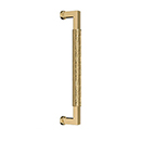 V1317-12-TB ULB - 12" Hammered Bauhaus Appliance Pull - Unlacquered Brass