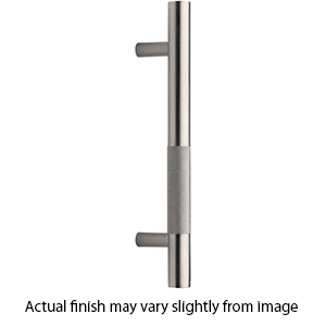 V1365-12-TB GSN - 12"cc Bar Knurled Appliance Pull - Satin Nickel