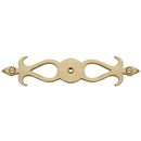 MT42FL-163 MSB - Fleur-de-Lis Backplate - Satin Brass