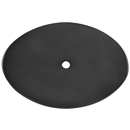 MT42OV-063 BLK - Oval Backplate - Flat Black