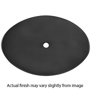 MT42OV-063 BLK - Oval Backplate - Flat Black