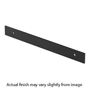 MT42PL-254 BLK - 10"cc Cabinet Pull Backplate - Flat Black