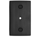 MT42SQ-063 BLK - Rectangular Backplate - Flat Black