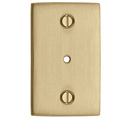 MT42SQ-063 MSB - Rectangular Backplate - Satin Brass