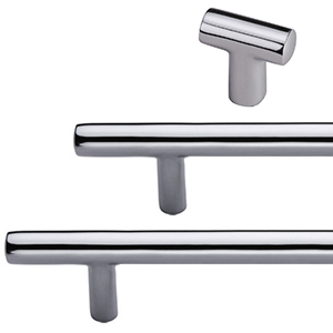 Ashley Norton Bar Pulls - Polished Chrome