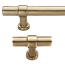 Bronze Bar Pulls - Natural Bronze