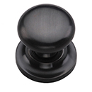 MT0113-032 DOR - 1-1/4" Round Knob on Rosette - Oil Rubbed Bronze