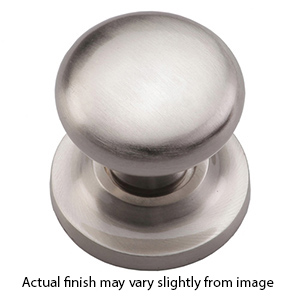 MT0113-038 GSN - 1-1/2" Round Knob on Rosette - Satin Nickel