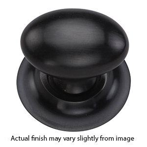 MT0114-032 DOR - 1-1/4" Egg Knob on Rosette - Oil Rubbed Bronze