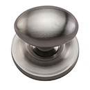 MT0114-032 GSN - 1-1/4" Egg Knob on Rosette - Satin Nickel