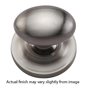 MT0114-032 GSN - 1-1/4" Egg Knob on Rosette - Satin Nickel