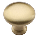 MT0117-032 MSB - 1-1/4" Round Cabinet Knob - Satin Brass