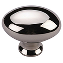 MT0118-032 PNI - 1-1/4" Egg Cabinet Knob - Polished Nickel