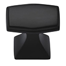 MT0333-032 BLK - 1-1/4" Deco Cabinet Knob - Flat Black