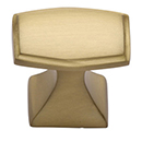 MT0333-032 MSB - 1-1/4" Deco Cabinet Knob - Satin Brass