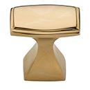 MT0333-032 ULB - 1-1/4" Deco Cabinet Knob - Unlacquered Brass