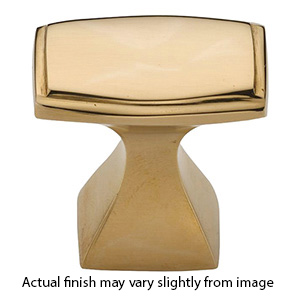 MT0333-032 ULB - 1-1/4" Deco Cabinet Knob - Unlacquered Brass