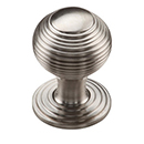 MT0973-032 GSN - 1-1/4" Reeded Cabinet Knob - Satin Nickel