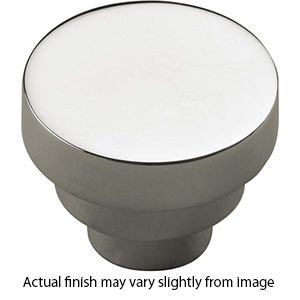 MT3624-032 PNI - 1.25" Step Cabinet Knob - Polished Nickel