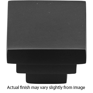 MT3672-032 BLK - Square Stepped Knob - Flat Black