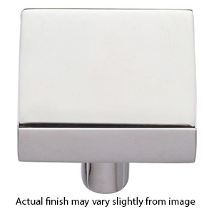 MT3685-032 PNI - 1-1/4" Square Cabinet Knob - Polished Nickel