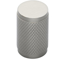 MT3850-020 GSN - 13/16" Knurled Cylinder Knob - Satin Nickel